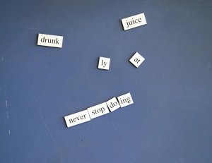 Magnetic poetry