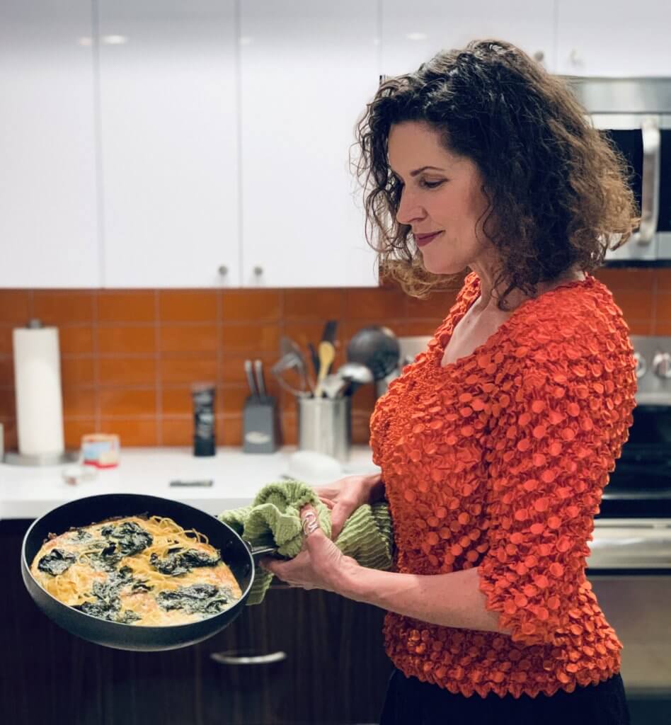 Crista Cloutier cooking