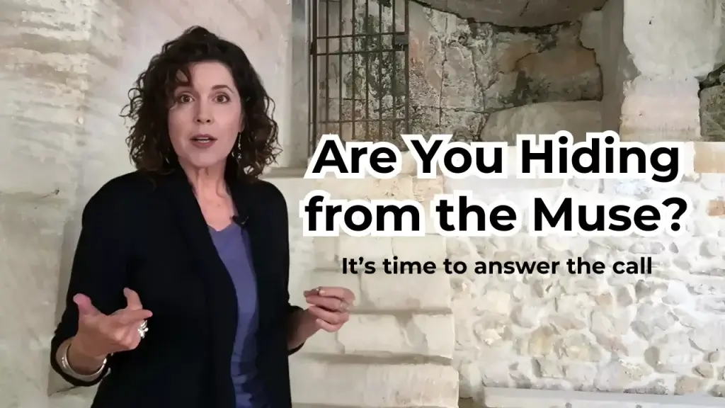 Crista talking asking if artists are hiding from the Muse