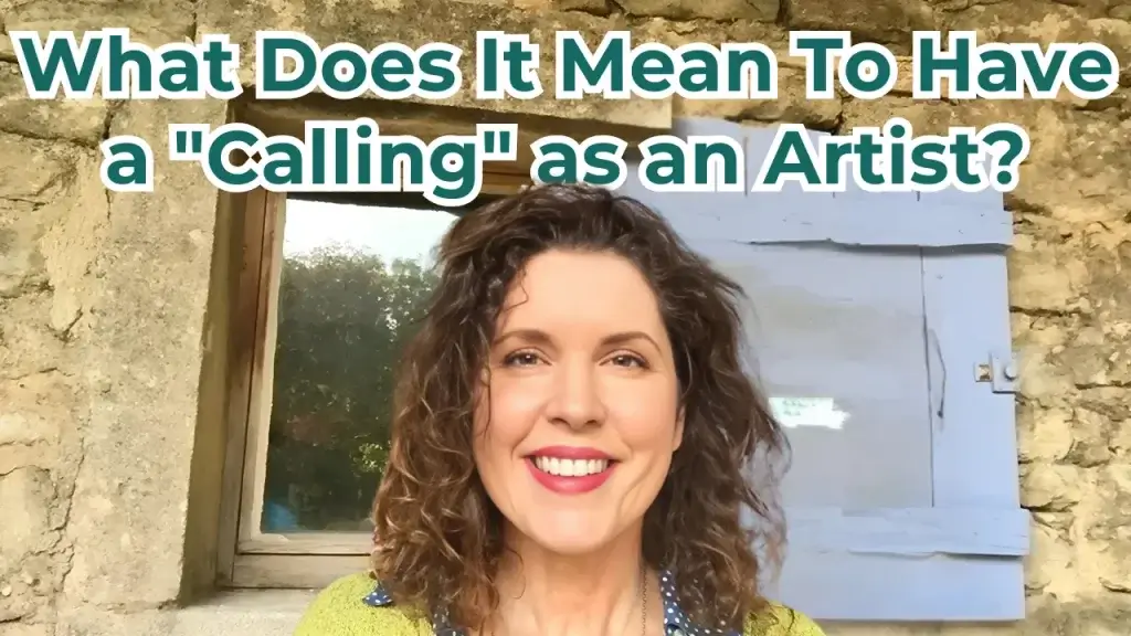 Crista talking about the calling and what it means for artists in the art world