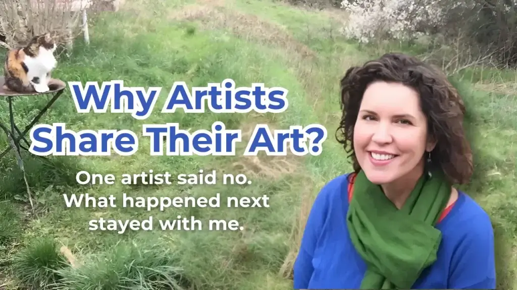 Crista shared Why Artists Share Their Art at New York art fair while interviewing artists about their work